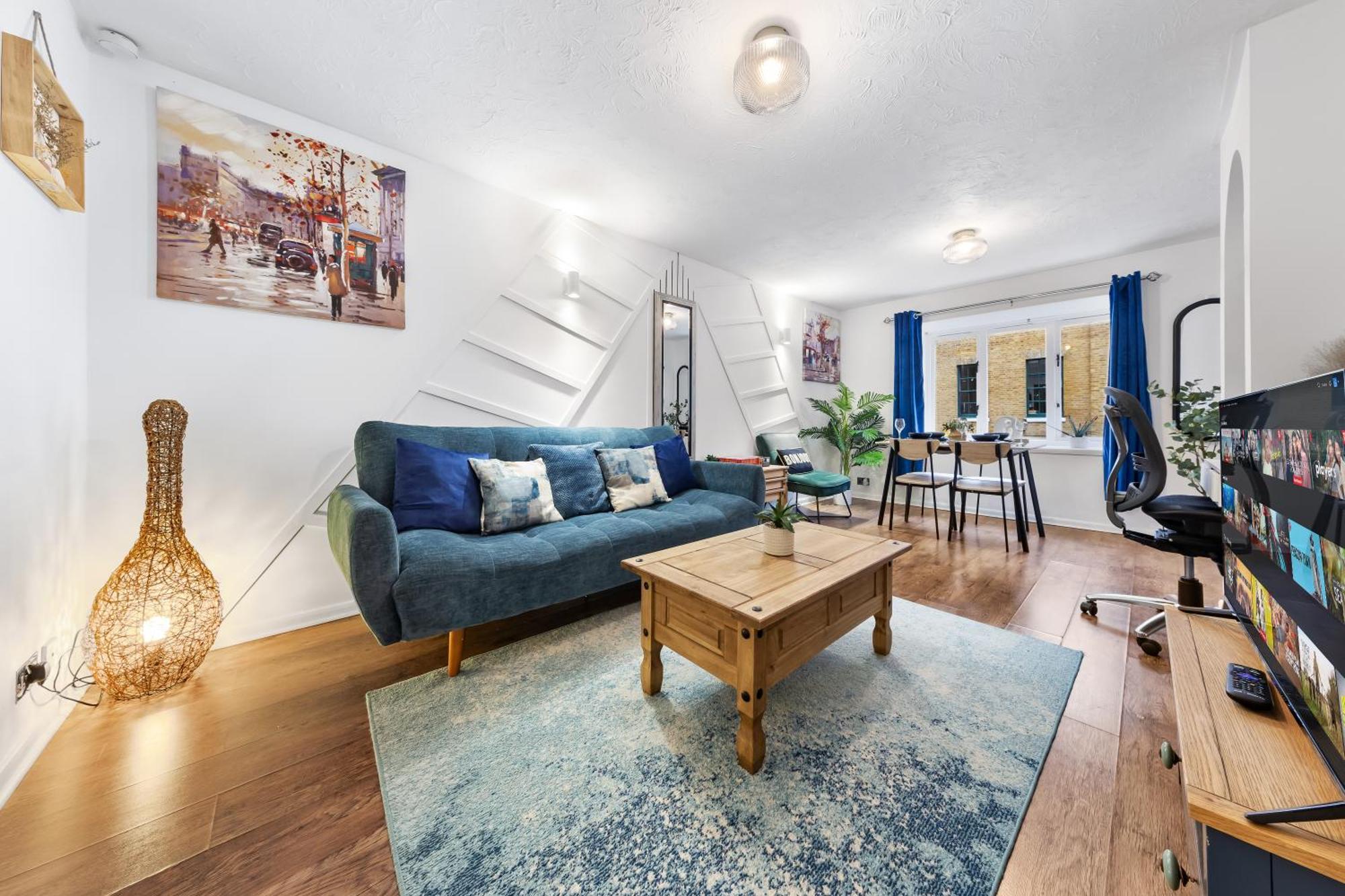 Quirky Canary 2Bed, Free Parking, Smart Tv & Games Londres Exterior foto