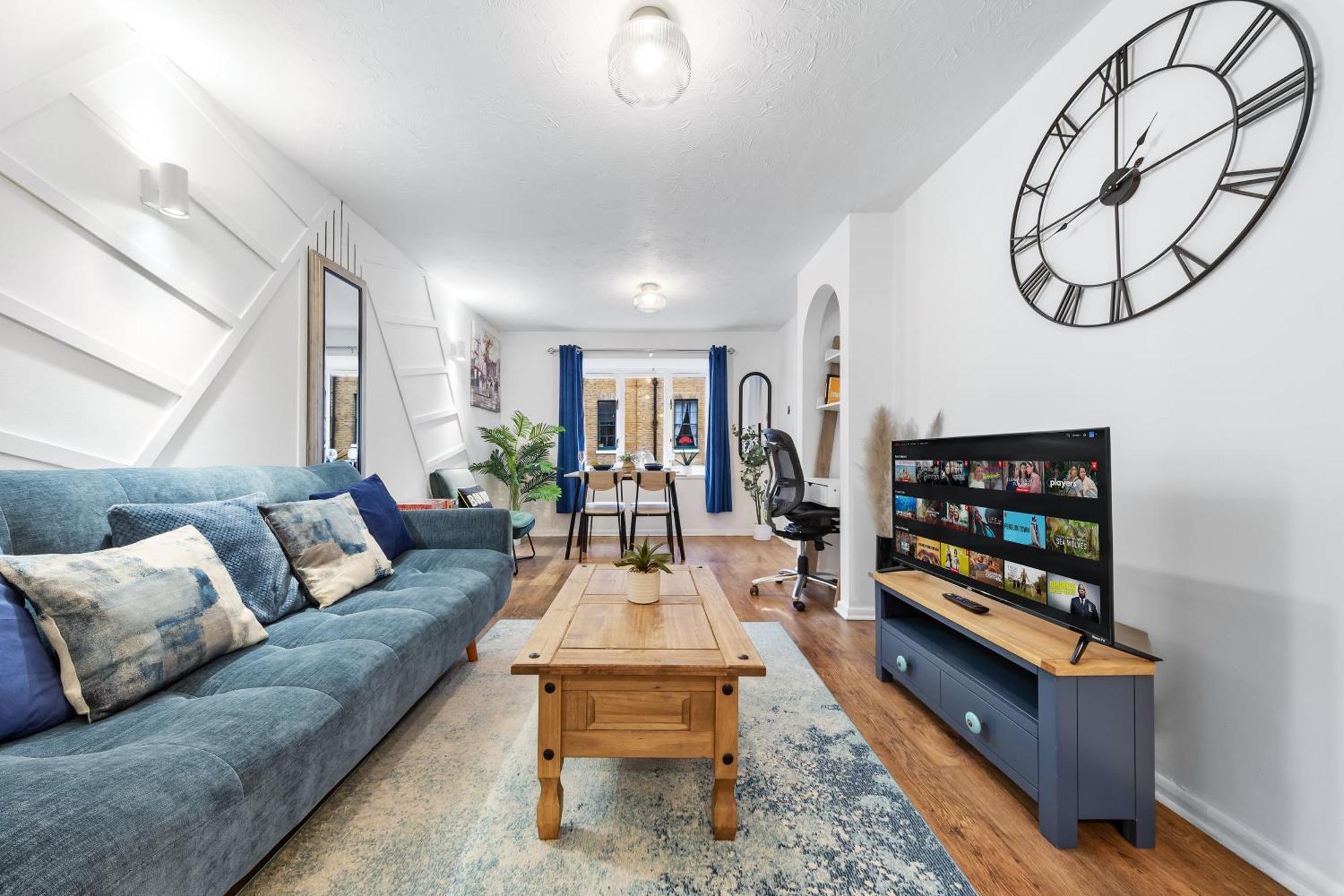 Quirky Canary 2Bed, Free Parking, Smart Tv & Games Londres Exterior foto