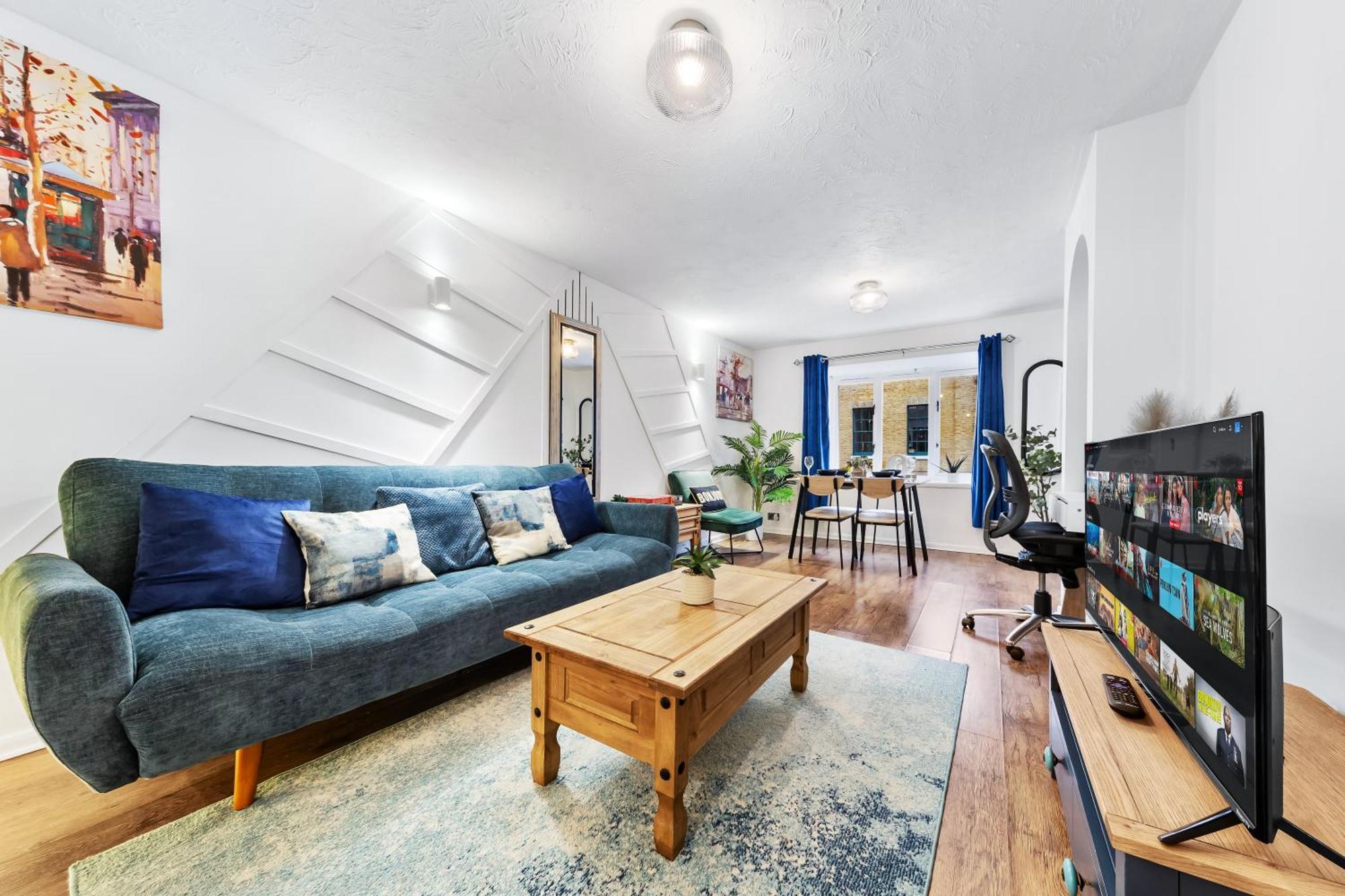 Quirky Canary 2Bed, Free Parking, Smart Tv & Games Londres Exterior foto